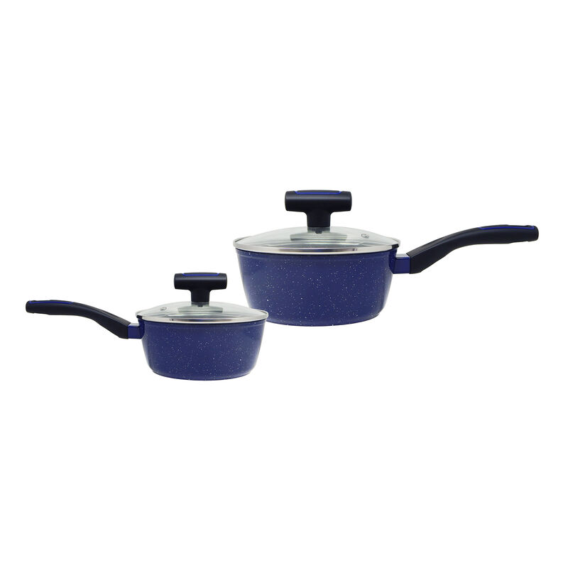 Batería Foode 7 piezas, Azul/Moteado Negro image number null