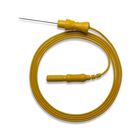 5 Agujas Monopolares Desechables Pre-cableadas Amarillo