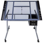 Restirador de Cristal Templado con Banco de Trabajo Bluelander