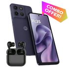 Combo Moto G17 Lte Doble Sim 256gb/4ram Ar&aacute;ndano + Aud&iacute;fonos
