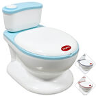 Ba&ntilde;ito Entrenador para Ni&ntilde;os Dise&ntilde;o Realista Asiento con Sistema Anti Salpicaduras Espacio para Toallitas Base Antideslizante Azul