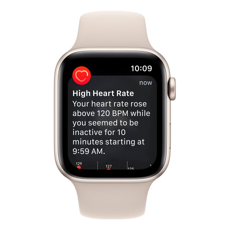 Apple Watch SE Serie 2 44mm (GPS) Starlight MNT... image number null
