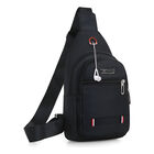 Bolso Bandolera Impermeable de Lona Negro