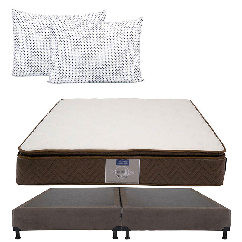 Colchón King Size Restonic Vail+Almohada Dicasa... image number null