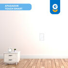 Pack 5 piezas Apagador De Pared Touch De Tres Módulos Avia Smart Home Wifi