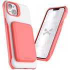 Funda GHOSTEK Exec para iPhone 14 PLUS Rosa con porta tarjetas