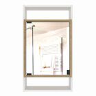 Gabinete para Ba&ntilde;o Dakota, Organizador con Puerta abatible, Blanco