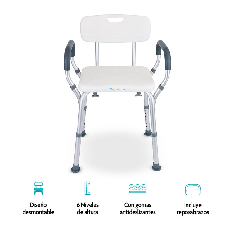 Silla para Ducha Antideslizante para Adultos Ma... image number null