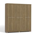 Ropero kappesberg E530 NG ROP de 217X202X47cm color nogueira ort