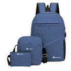 Mochila Antirrobo Azul 3 pzs Bluelander