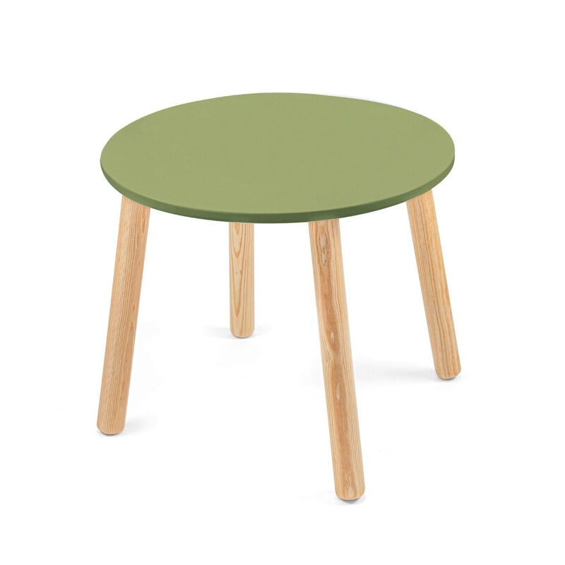 Mesa Infantil de Madera Circular para Niños-Ver... image number null