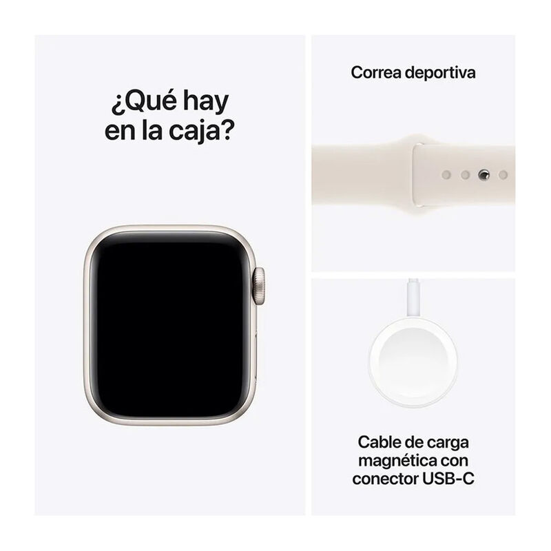 Apple Watch SE 2da Gen 44mm Dorado (Reacondicio... image number null