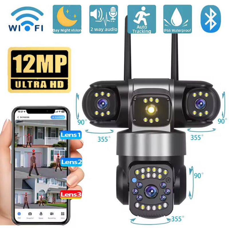 Camara de seguridad triple lente image number null