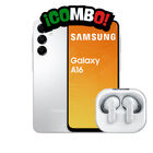 Samsung Galaxy A16 4gb 128gb Gris Claro + Aud&iacute;fonos 1hora 213