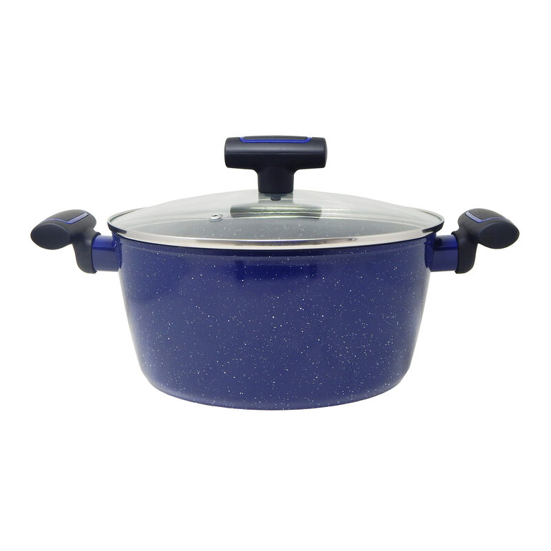 Batería Foode 7 piezas, Azul/Moteado Negro image number null