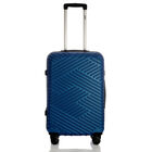 Maleta De Viaje R&iacute;gido 24 Plg American Travel NEON Equipaje Azul Mediano