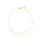 Pulsera De Perlas Y Oro Amarillo 14k (20cm)