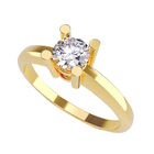 Anillo de Compromiso de 14K con Diamante de Laboratorio 0.70 CT F VS1 Talla 10.5 ORO AMARILLO 14K &ndash; / M17-70-14Y-LG-105