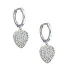 Aretes Coraz&oacute;n de plata .925 Zvezda