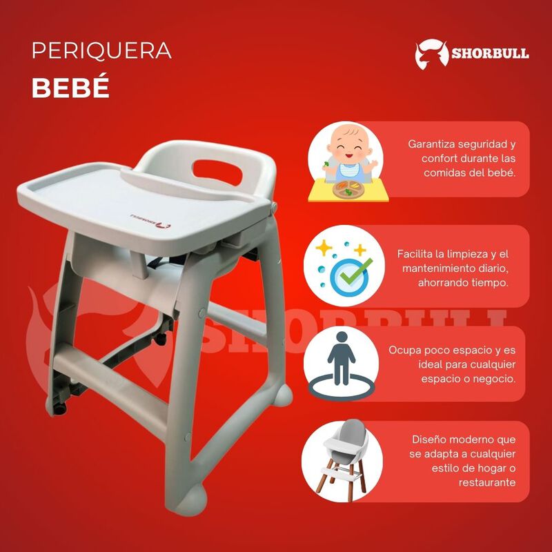 SHORBULL - Periquera Para Bebé Color gris CH001... image number null