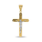 Crucifijo Oro Florentino 14k 39mm | Bizzarro