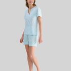 Pijama Corto Hojas Verde