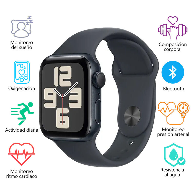 Apple Watch SE GPS + CELL 44mm Correa Deportiva... image number null