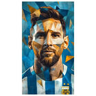 Cuadro Decorativo F&uacute;tbol 20x30cm Messi Impreso