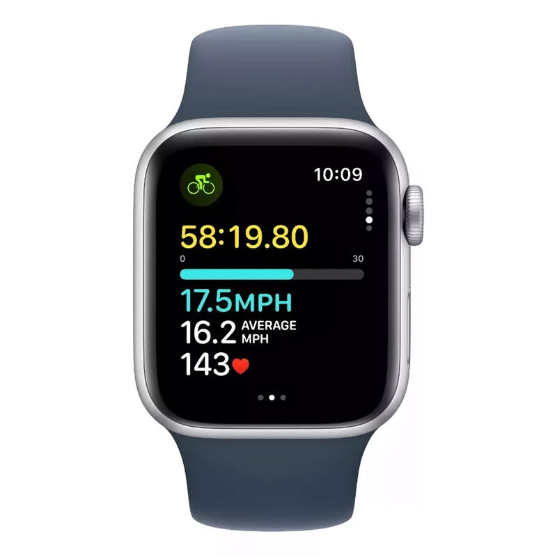 Apple Watch SE GPS 2da Gen S/M 44mm Plata FREC3... image number null
