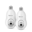 2 C&aacute;maras de seguridad Wi-Fi* 3 Mpx robotizadas con seguidor de movimiento para socket