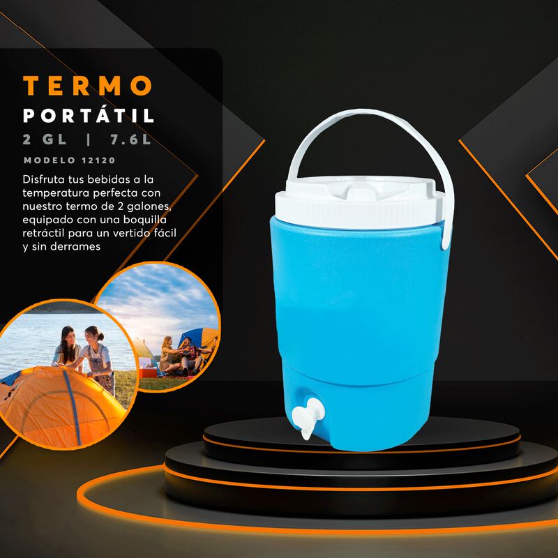 Termo 1 Galon 3.8lt Azul con Grifo 12119 image number null
