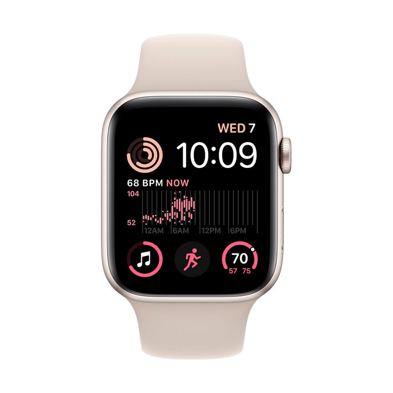 Apple Watch SE Serie 2 44mm (GPS) Starlight MNT... image number null