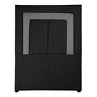 Cabecera Individual Dicasa Bora Gris Oscuro