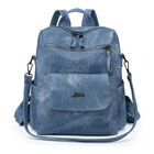 Mochila Antirrobo Casual Azul Mujer