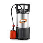 Bomba Sumergible Evans Para Cisterna 3/4hp 20-40 Psi Sc Color Negro Y Silver