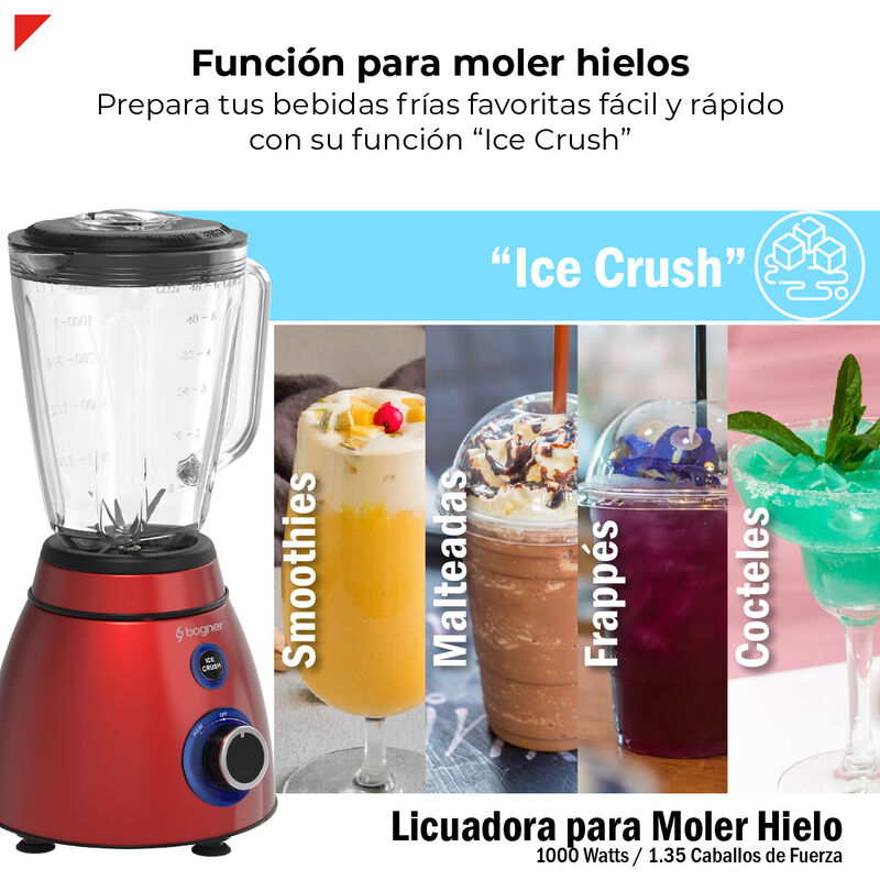 Bogner Licuadora Para Moler Hielo 1000W / 1.35 ... image number null
