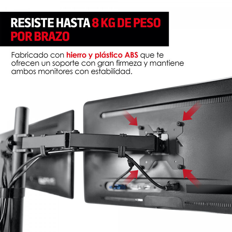 Soporte Para 2 Monitores image number null