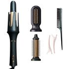 Estilizador Multifuncional Autom&aacute;tico 3 en 1,  Incluye Peine y Pinzas (Negro) Bluelander