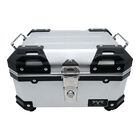 Caja Plateada Porta-equipaje Motonetas Y Motos De Trabajo Capacidad 23l Ancho 41cm-alto 34cm-fondo: 25.5cm