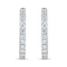 Arracadas Oro Blanco 14k Con 27 Pts De Diamante