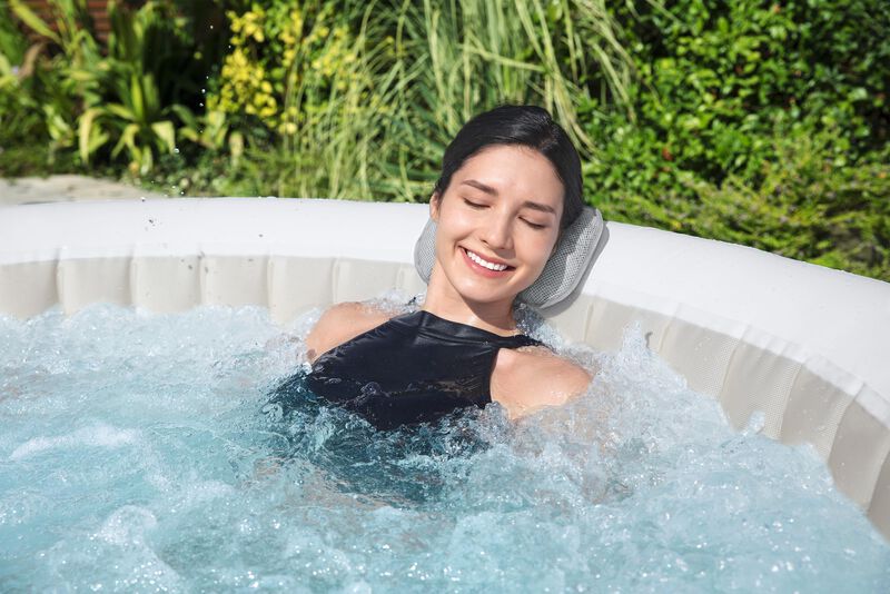 Almohada acolchonada para jacuzzi color gris image number null