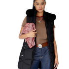 Chaleco Largo Mujer Acolchado Con Capucha Y Peluche