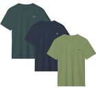 Set de 3 playeras Bark and Hide Playera Para Hombre Cuello Redondo Manga Corta Modelo Bark