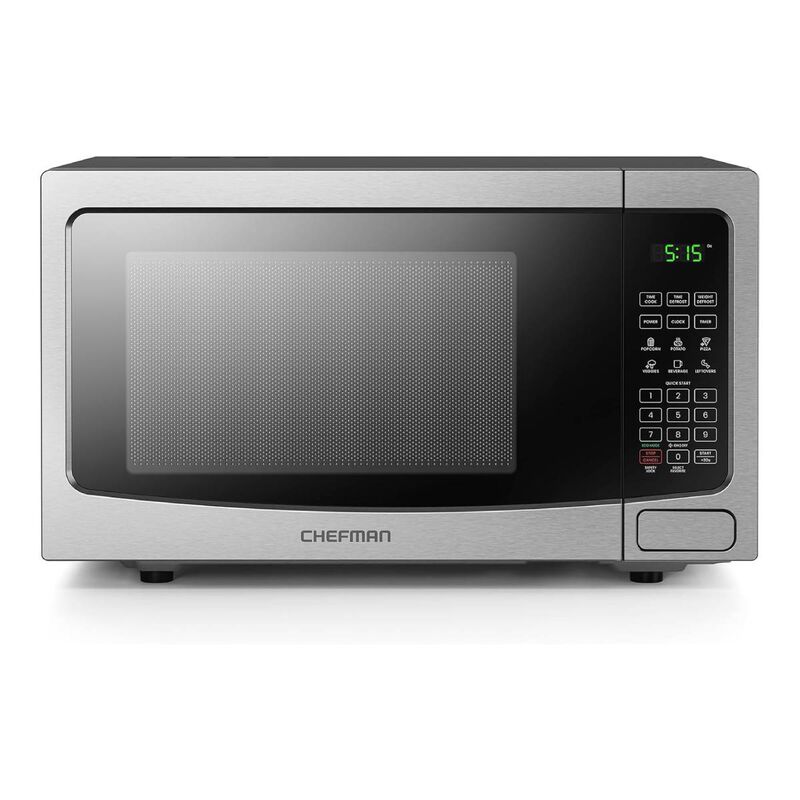 Horno de Microondas Acero Inox Chefman  1.1 Pie... image number null