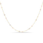 Collar Oro Amarillo 14k Con Perlas Multicolor &middot; 45 Cm