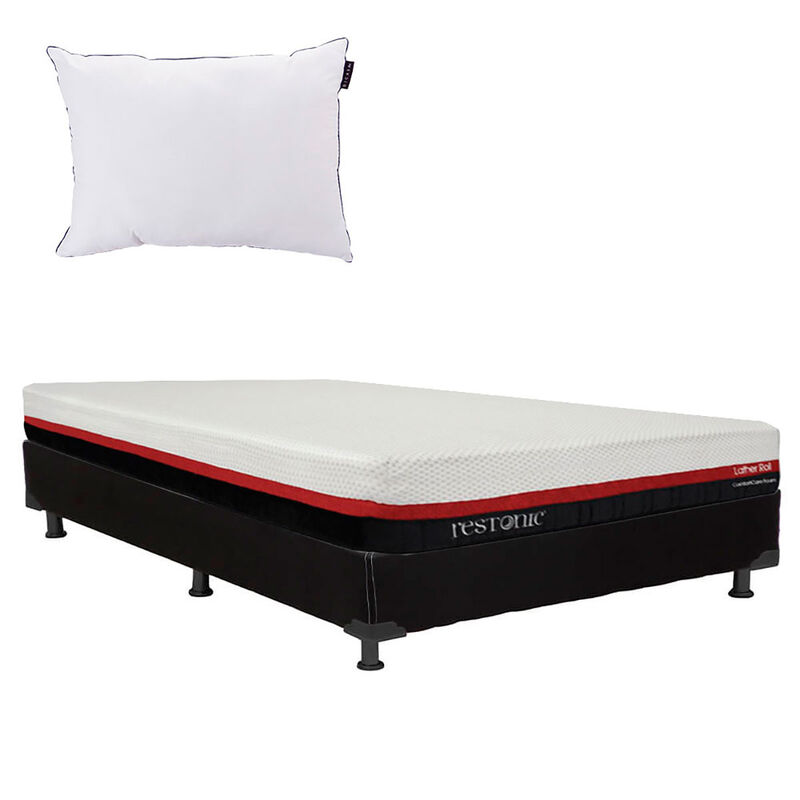Colchón Individual Restonic Roll+Almohada Dicas... image number null
