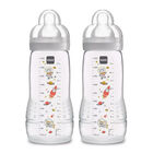 Biber&oacute;n Mam Antic&oacute;licos 11oz 2pz Gris Space