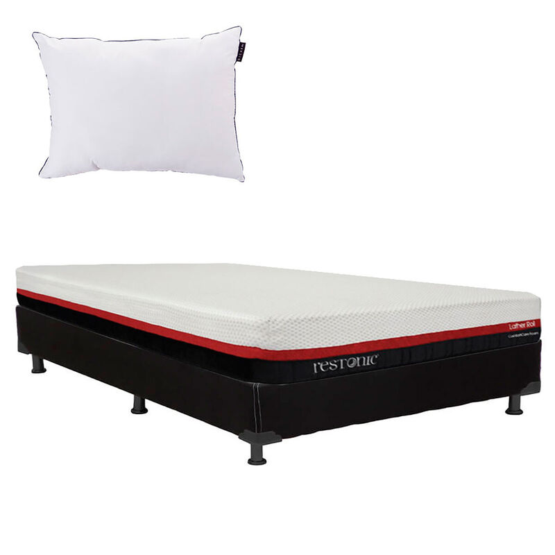 Colchón Individual Restonic Roll+Almohada Dicas... image number null