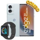 Combo Moto Edge 50 Fusion 5G Dual 256GB/8RAM Azul M&aacute;s Smart Watch