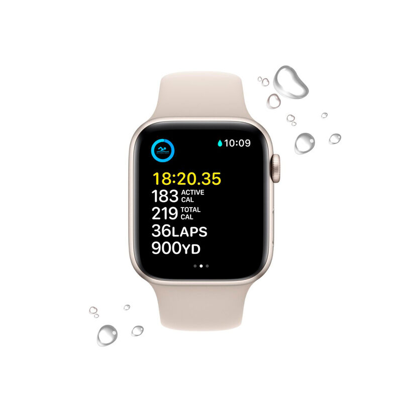 Apple Watch SE Serie 2 44mm (GPS) Starlight MNT... image number null